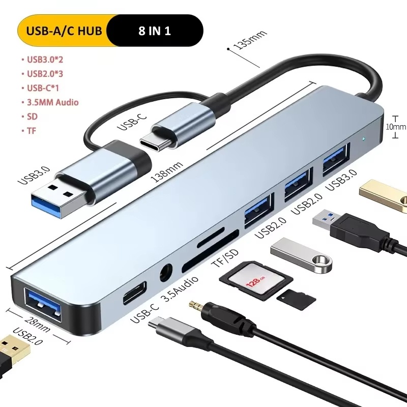 Home Assistant Sd - Hub USB tipo C, divisor USB