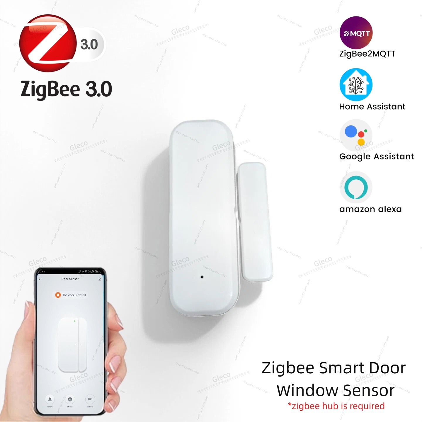 Sensor de puerta y ventana Zig - Home Automation Technology reseña y precio