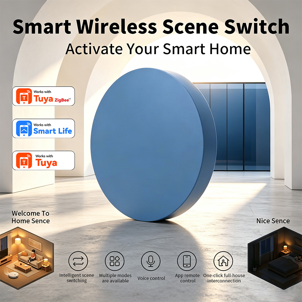 Botón de escena inteligente Zi - Home Automation Technology reseña y precio